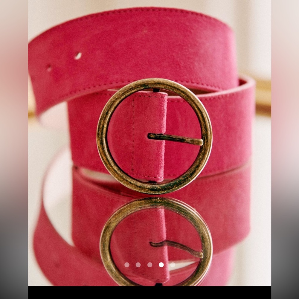Sezane Alicia Belt - Rose Size 80